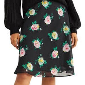 Boden Crinkle Bias-cut Skirt